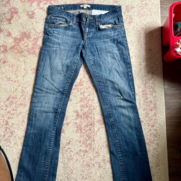 CAbi Blue Jeans with Floral Embroidery - Picture 2 of 4